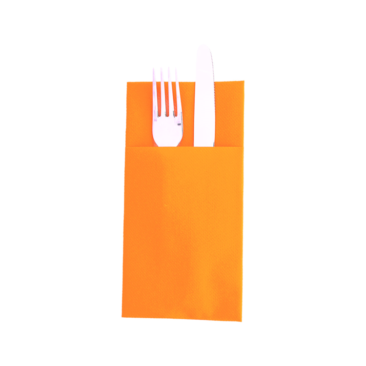 Serviettes Kangourou Mandarine Airlaid Serviettes Kangourou Mandarine Airlaid