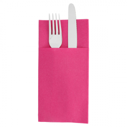 Serviettes Kangourou Fuchsia Airlaid