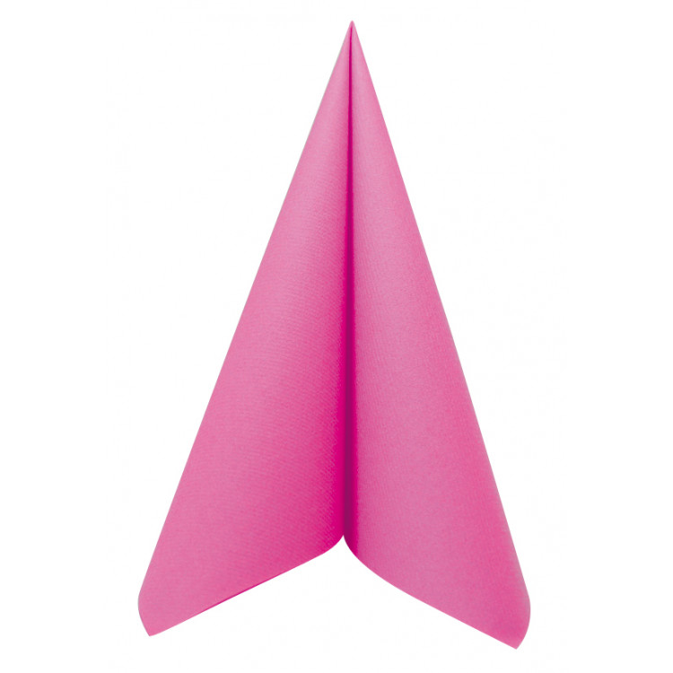 Serviette Unie Airlaid Fuchsia