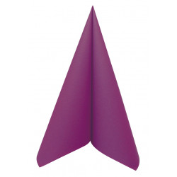 Serviette Unie Airlaid Aubergine