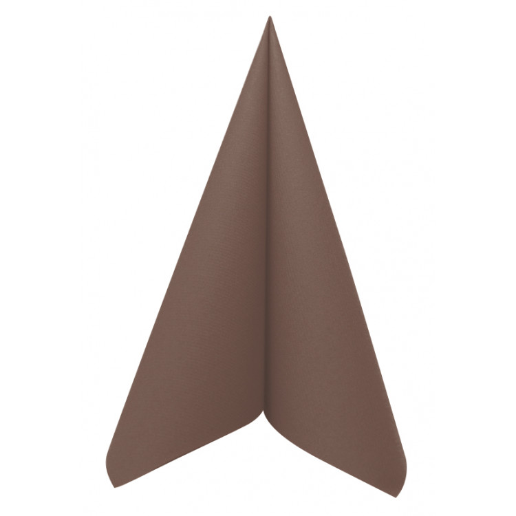 Serviette Unie Airlaid Taupe