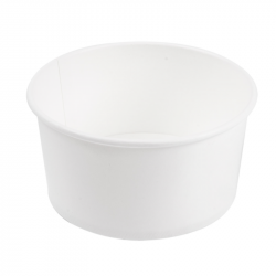 Saladier rond en carton blanc 1000 ml