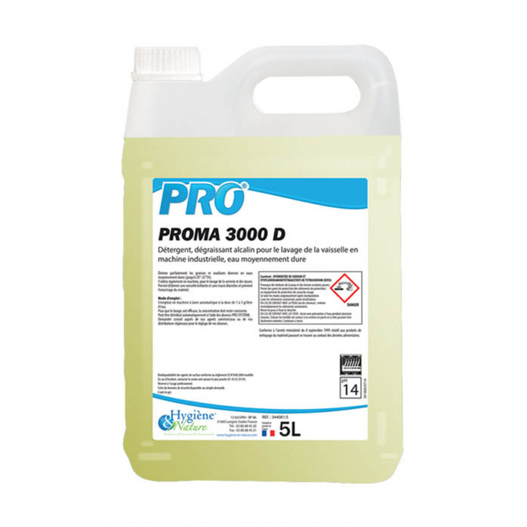 PROMA 3000 D Liquide vaisselle lavage en machine automatique PROMA 3000 D Liquide vaisselle lavage en machine automatique