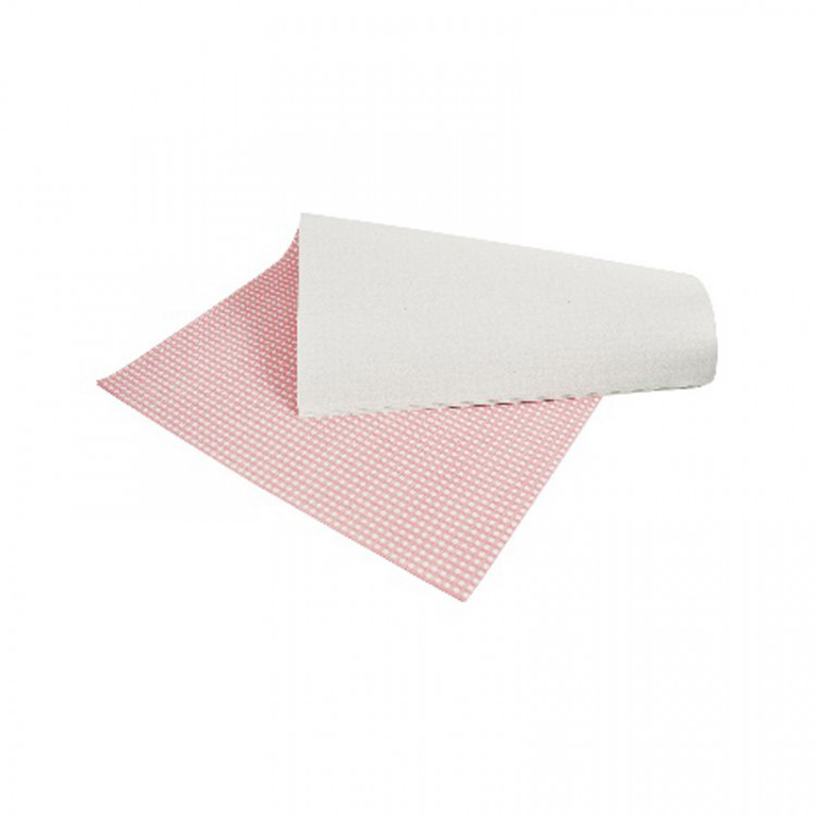 Feuilles papier duplex Vichy rose